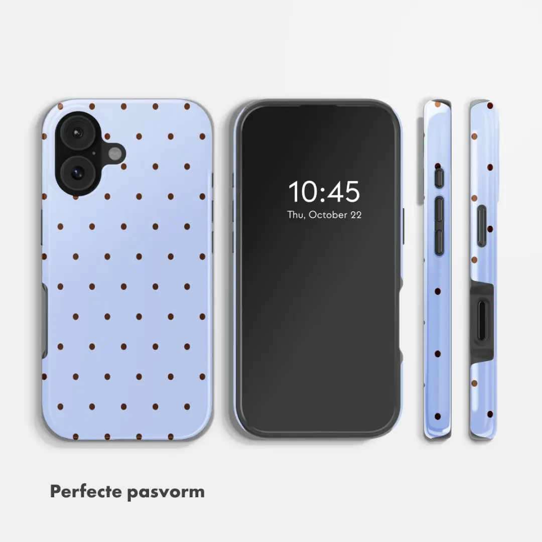 Selencia Hoesje iPhone 16 - Lichtblauw MagSafe