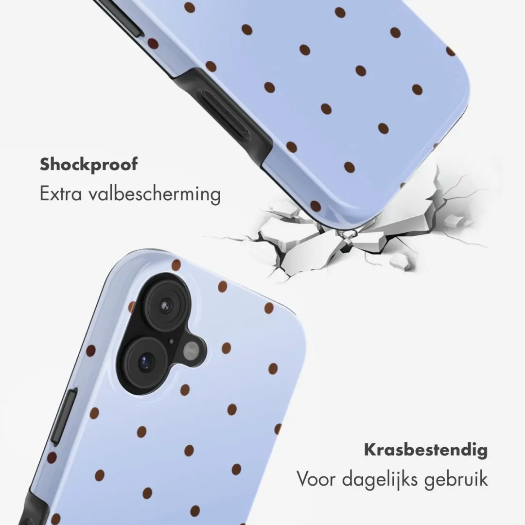 Selencia Hoesje iPhone 16 - Lichtblauw MagSafe