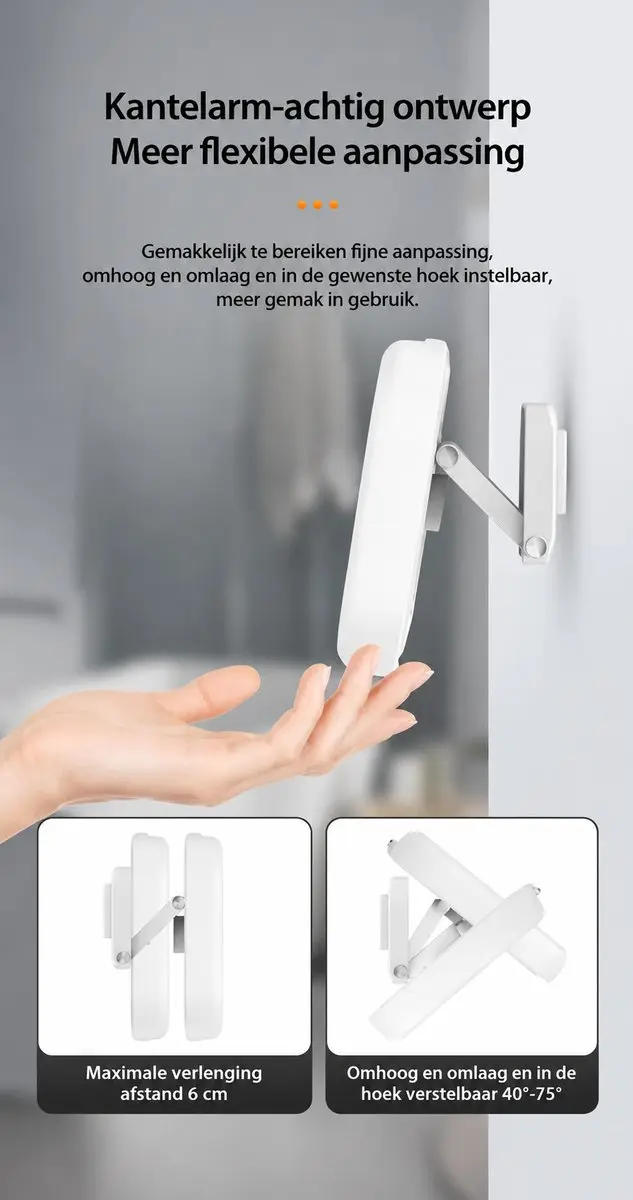 RedParrot Telefoonhouder Douche - Universeel 7 Inch - Wit