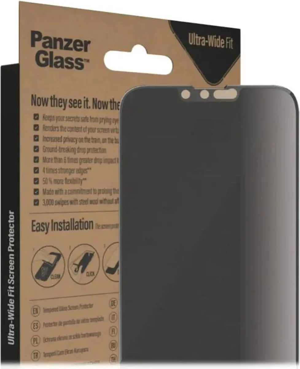 PanzerGlass Ultra Wide Privacy Glas iPhone 14 Plus