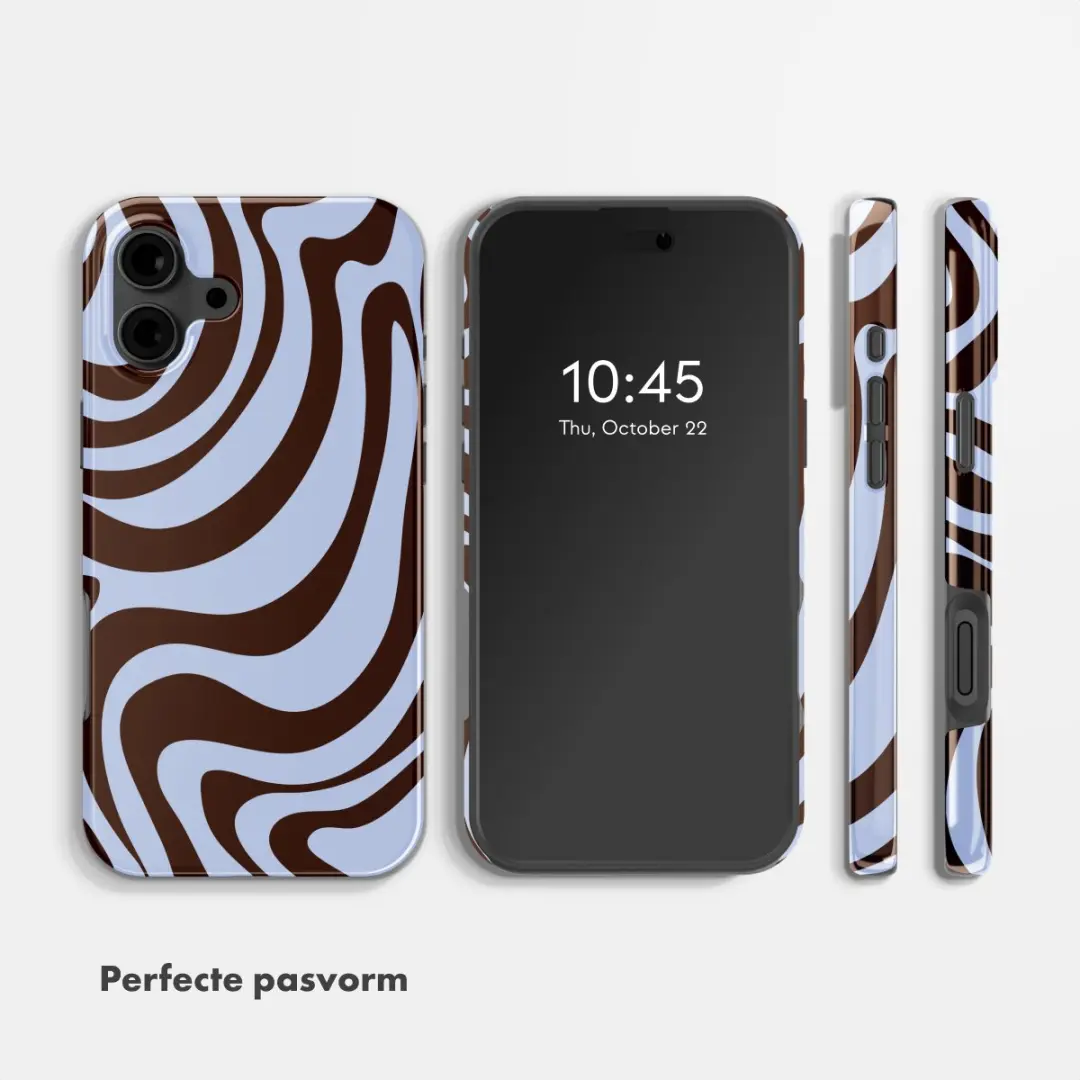 Selencia Hoesje iPhone 16 Dream Swirl Chocolate