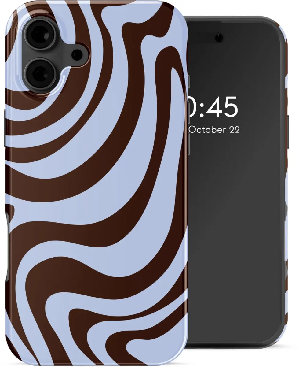 Selencia Hoesje iPhone 16 Dream Swirl Chocolate