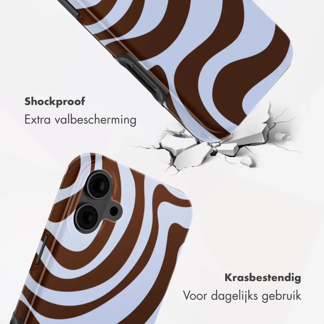 Selencia Hoesje iPhone 16 Dream Swirl Chocolate