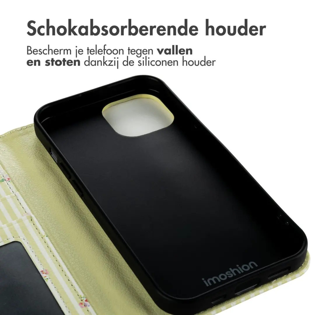 Imoshion iPhone 13 Hoesje Garden Stripes - 3 Pasjes