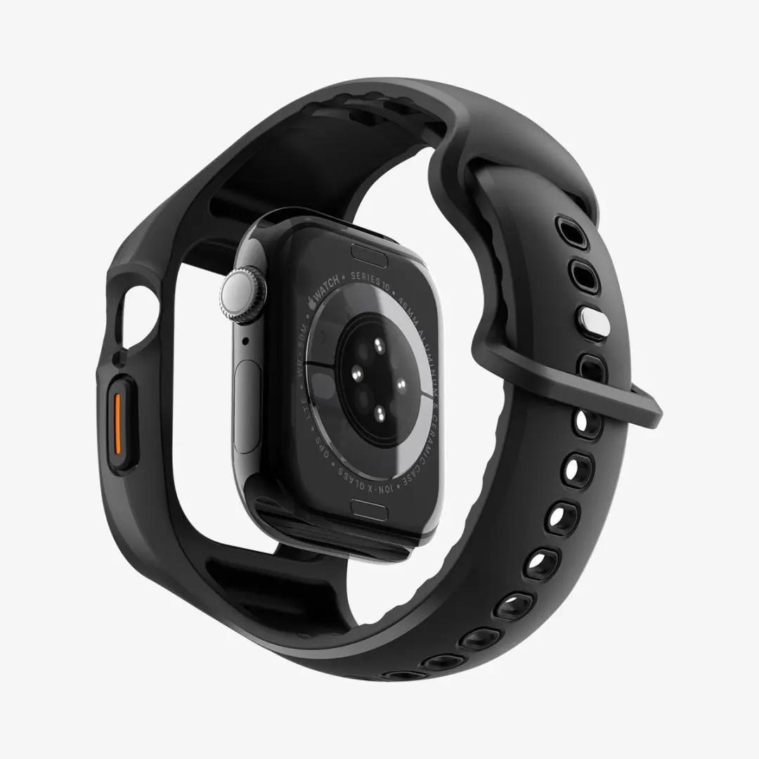 Spigen Liquid Air Pro Band Apple Watch 46mm - Zwart - afbeelding 6 van 6