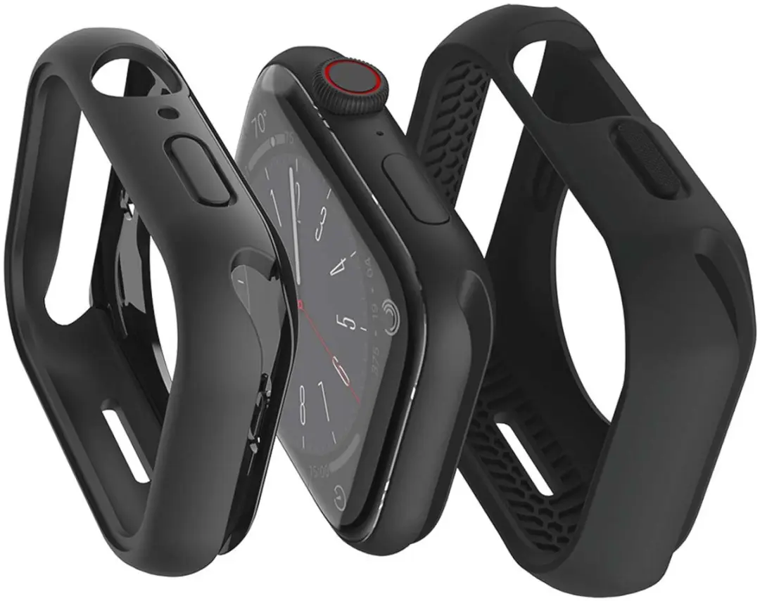 Itskins Spectrum R Solid Hoesje Apple Watch 45mm - Zwart