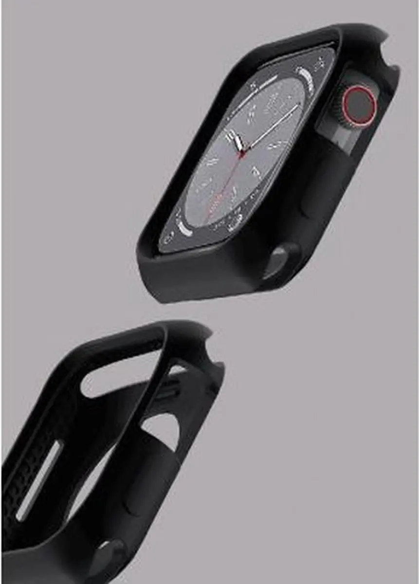 Itskins Spectrum R Solid Hoesje Apple Watch 45mm - Zwart