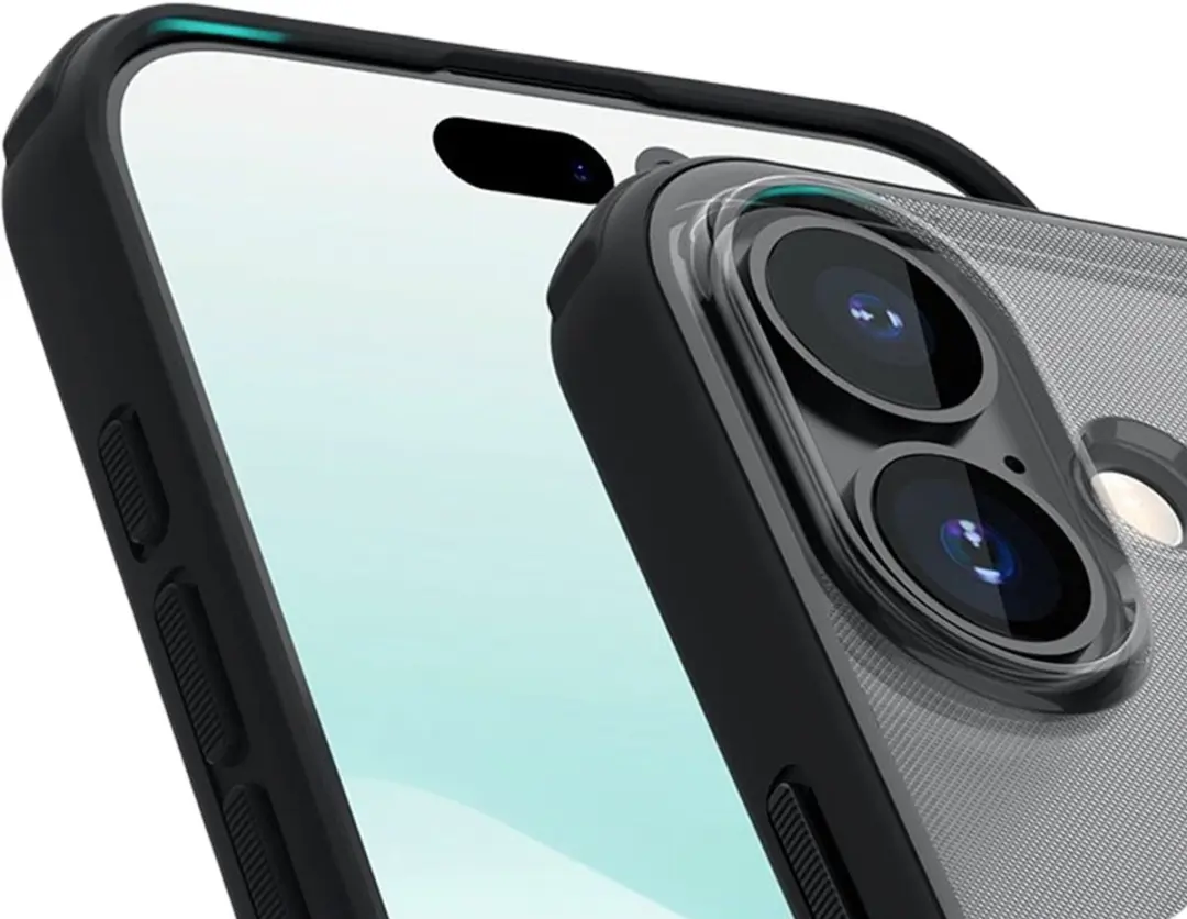 Nillkin iPhone 17 Super Frosted Pro Hoesje - Transparant zwart