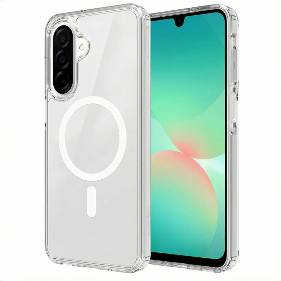 Accezz Hoesje Samsung Galaxy A17 - Transparant met MagSafe Ring