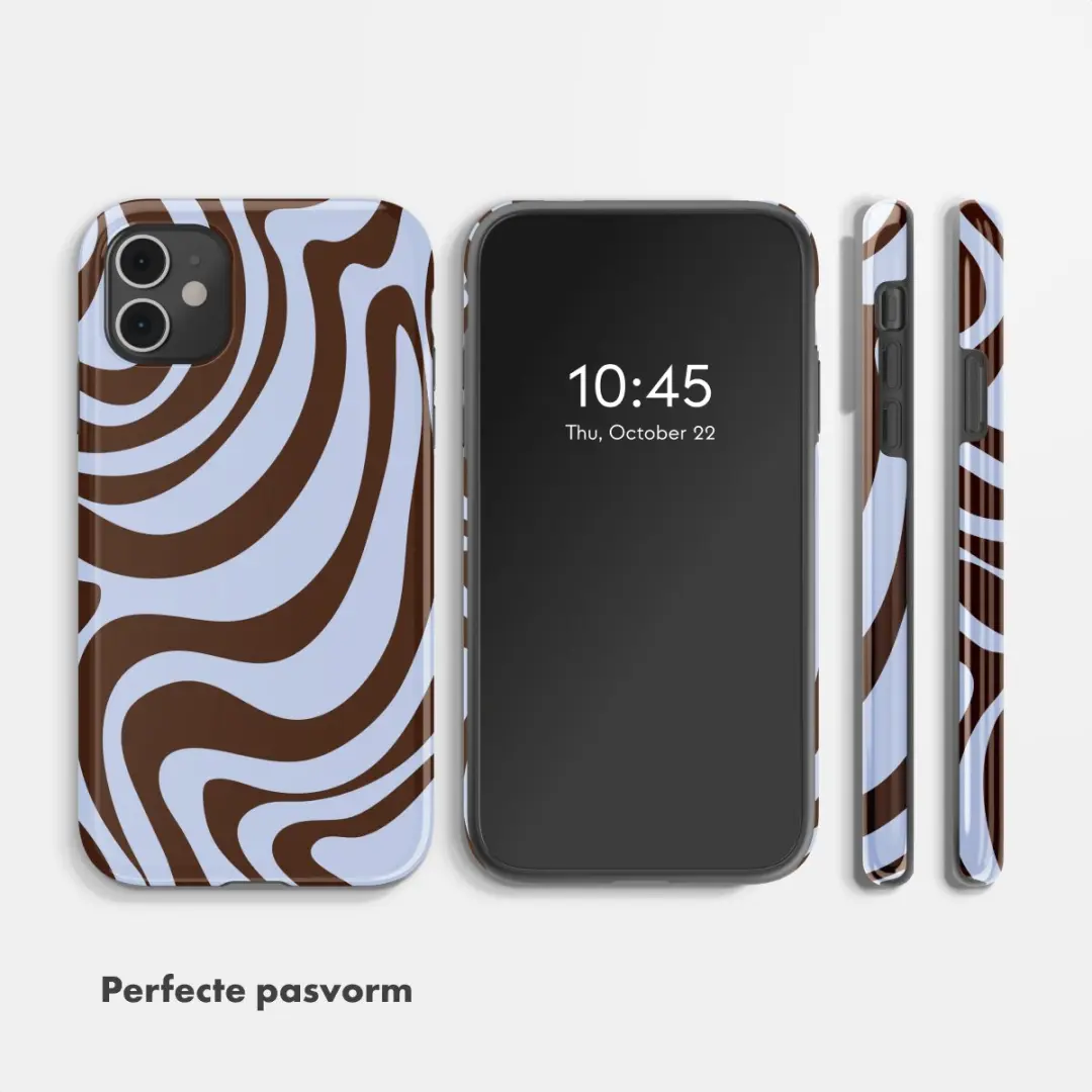 Selencia Hoesje iPhone 11 Dream Swirl Chocolate