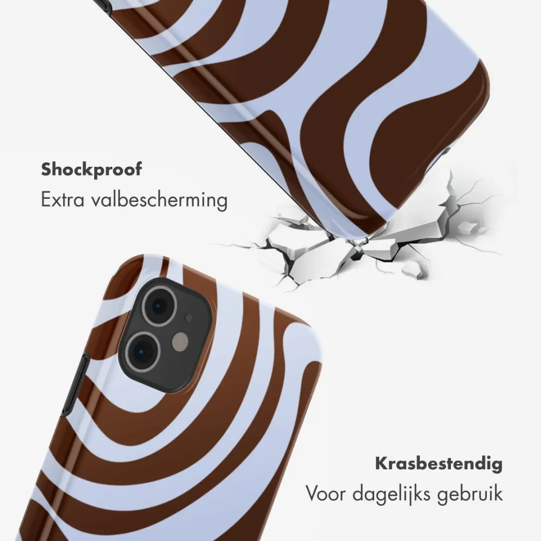 Selencia Hoesje iPhone 11 Dream Swirl Chocolate