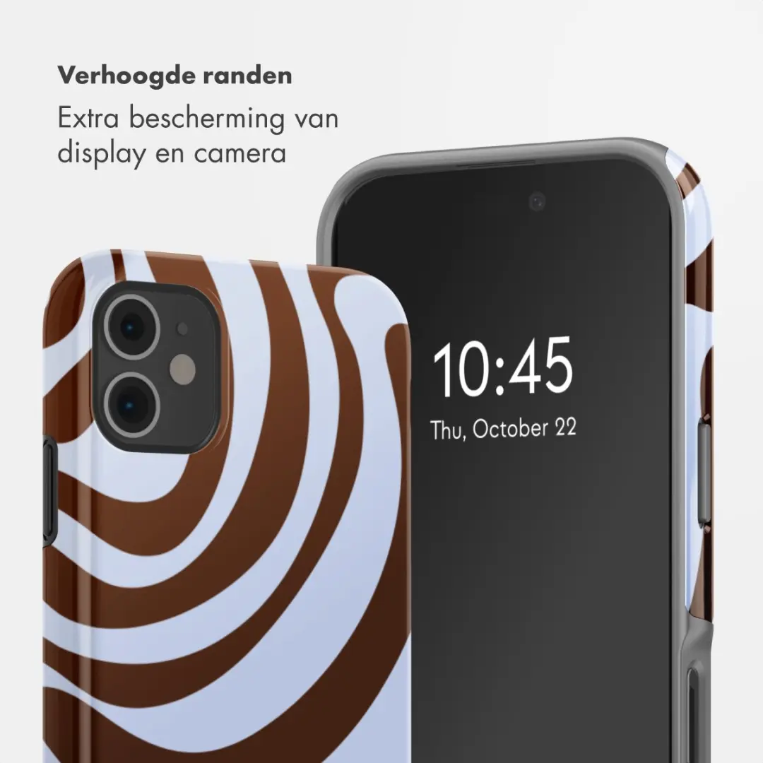 Selencia Hoesje iPhone 11 Dream Swirl Chocolate
