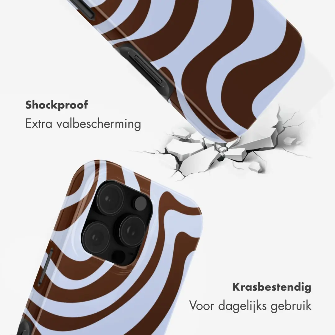 Selencia Hoesje iPhone 16 Pro Max Dream Swirl Chocolate