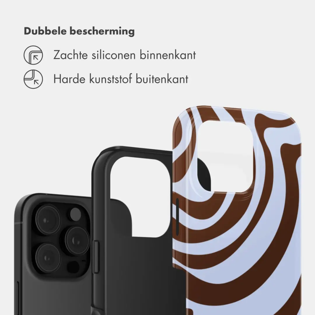 Selencia Hoesje iPhone 16 Pro Max Dream Swirl Chocolate
