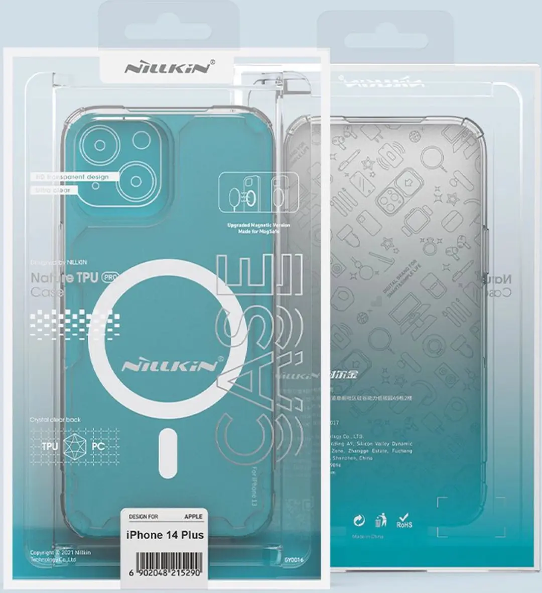 Nillkin Nature Pro MagSafe Hoesje iPhone 15 Plus - Wit