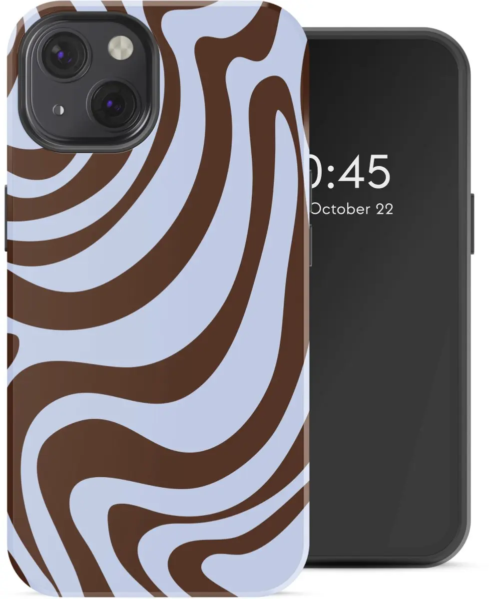Selencia Hoesje iPhone 13 Dream Swirl Chocolate