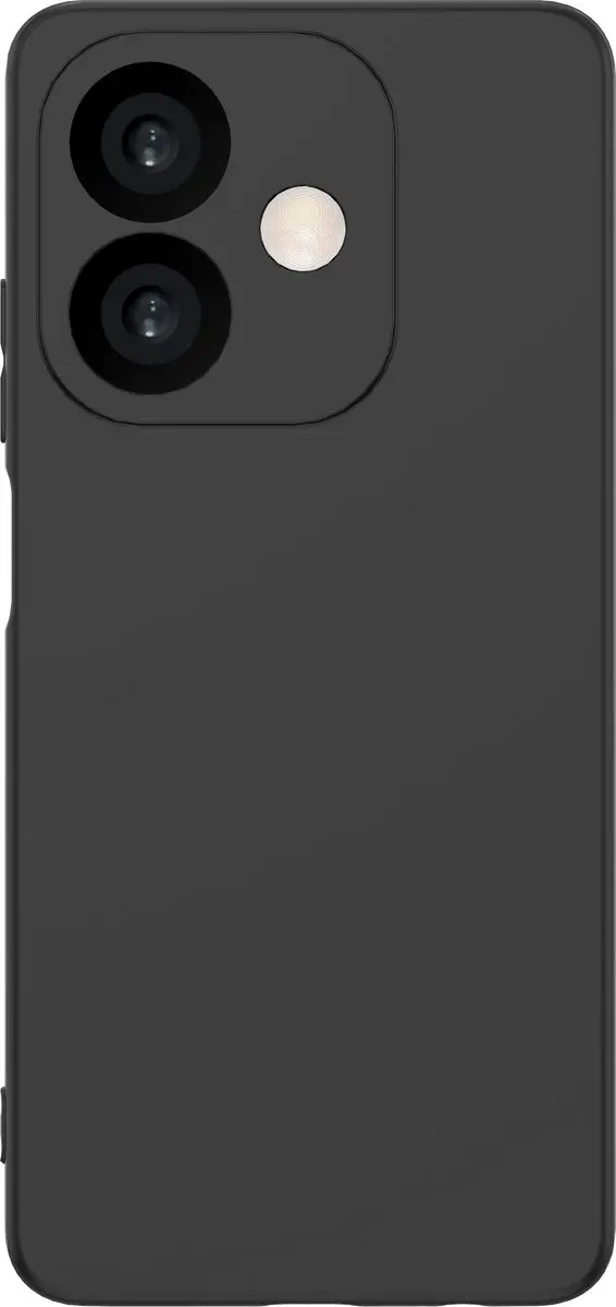 Just in Case Hoesje Oppo A40/A60 5G Siliconen - Zwart