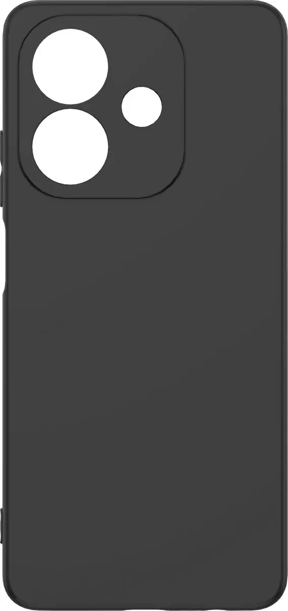 Just in Case Hoesje Oppo A40/A60 5G Siliconen - Zwart