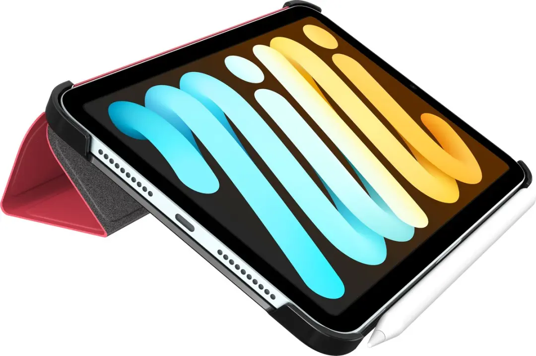 Just in Case iPad Mini 7 Hoes TriFold Bookcase - Rood