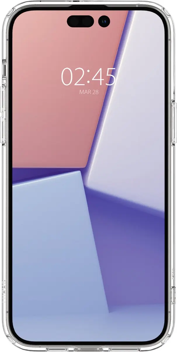 Spigen ACS05019 Hoesje iPhone 14 Pro Flower Garden - Transparant
