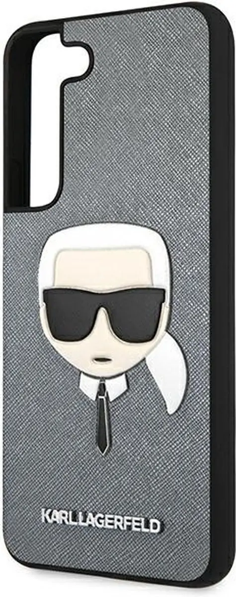 Karl Lagerfeld KLHCS22MSAKHSL Hardcase Saffiano Ikonik - Zilver - afbeelding 6 van 6