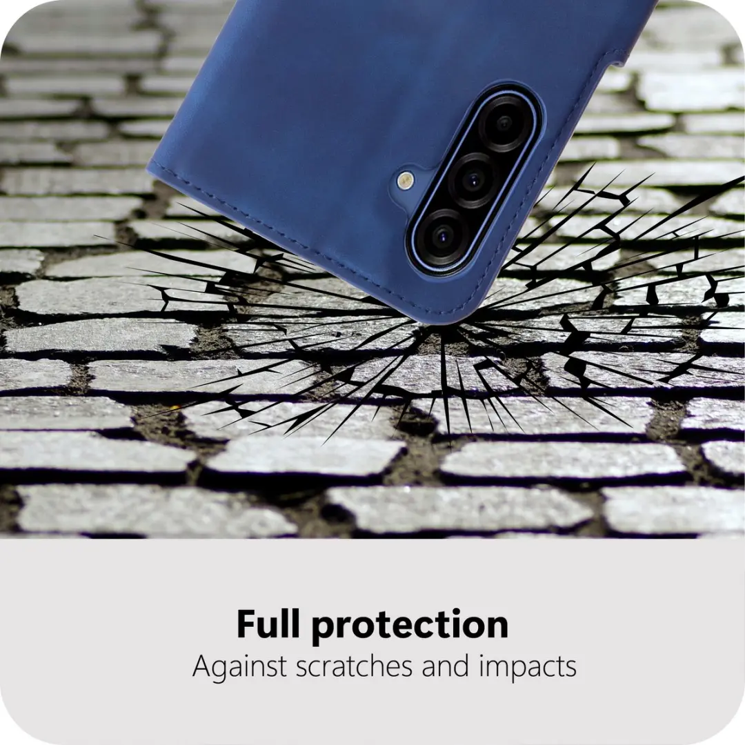 Just in Case MSA2802PW7 Hoesje - Samsung Galaxy A17 - Pasjeshouder - Blauw