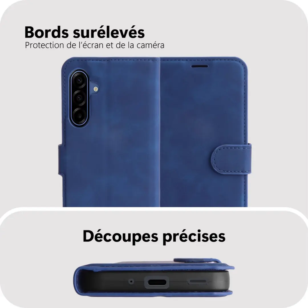 Just in Case MSA2802PW7 Hoesje - Samsung Galaxy A17 - Pasjeshouder - Blauw