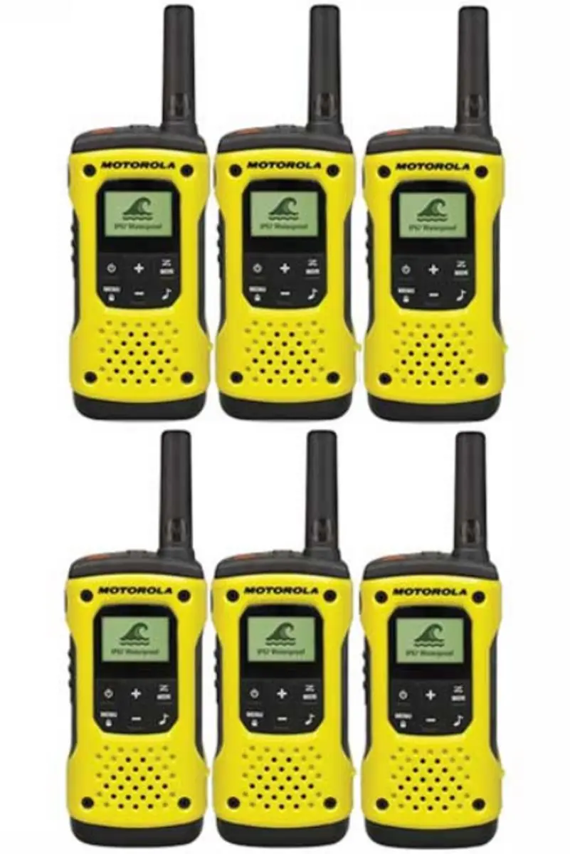 Motorola TLKR T92 H2O Portofoons - 6 Stuks - Geel
