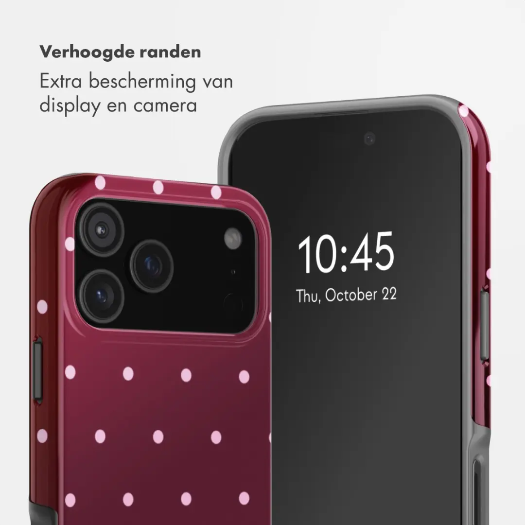 Selencia Hoesje iPhone 17 Pro Max - MagSafe - Donkerrood