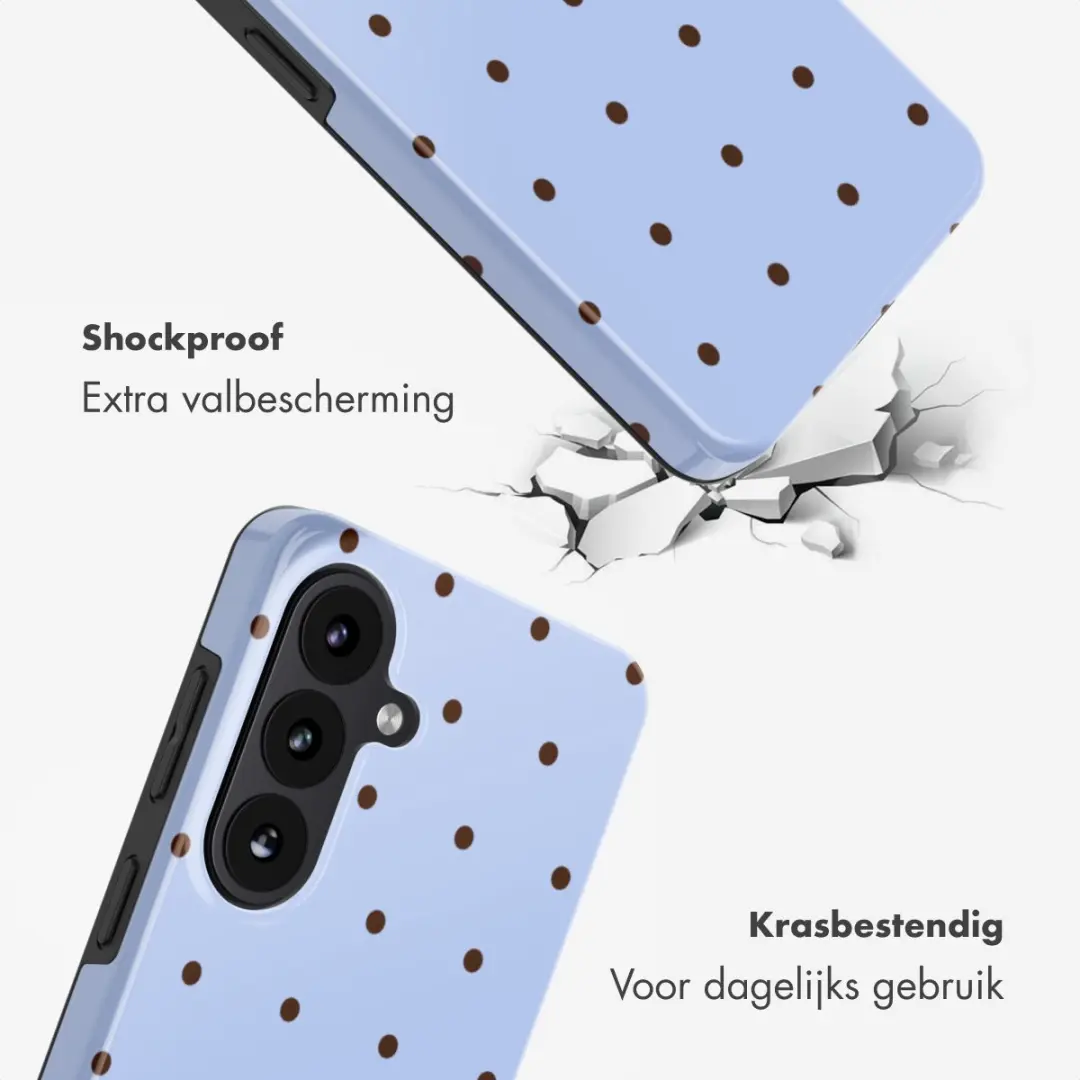 Selencia Hoesje Samsung Galaxy S26 - Magnetische Ring - Lichtblauw