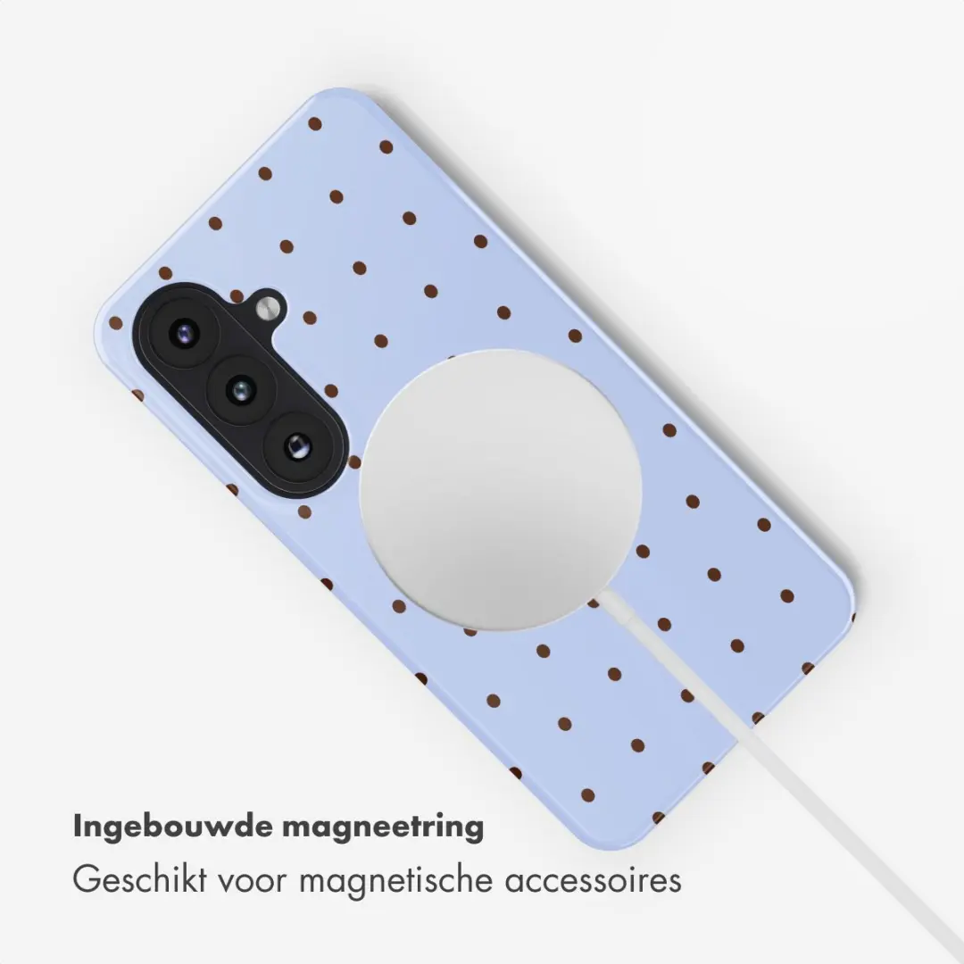 Selencia Hoesje Samsung Galaxy S26 - Magnetische Ring - Lichtblauw