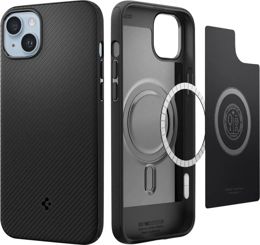 Spigen Mag Armor Hoesje iPhone 14 ACS05065 - Zwart - afbeelding 2 van 6