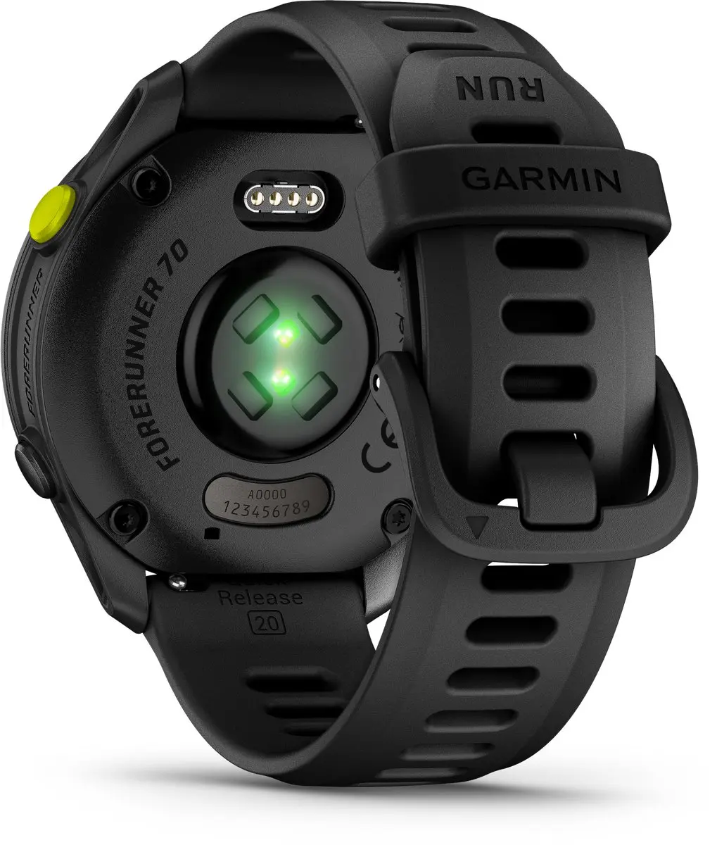 Garmin Forerunner 70 GPS Hardloophorloge 42,6mm - Zwart - afbeelding 6 van 6