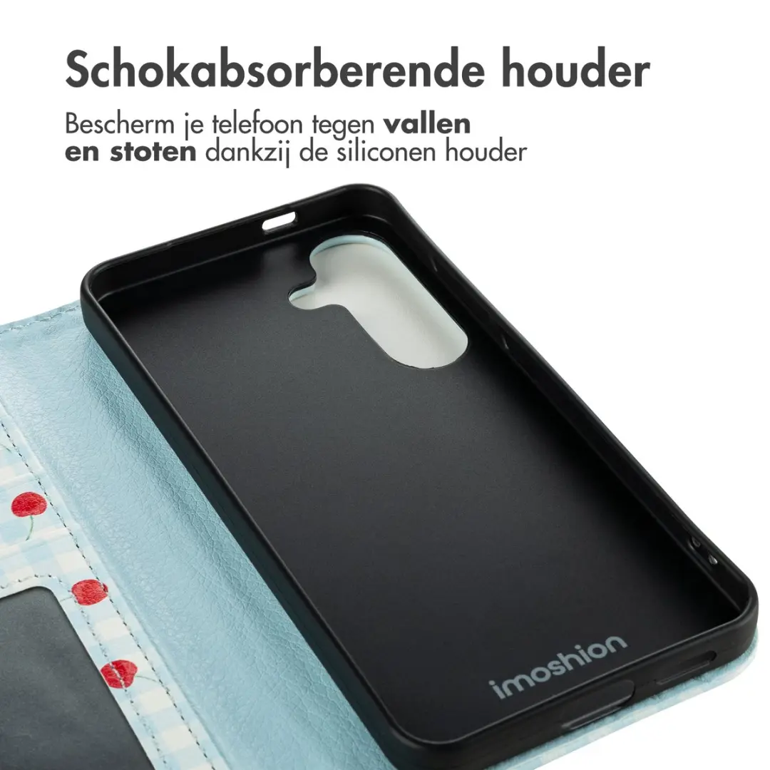Imoshion Hoesje Samsung Galaxy S25 Cherry Check - 3 Pasjes