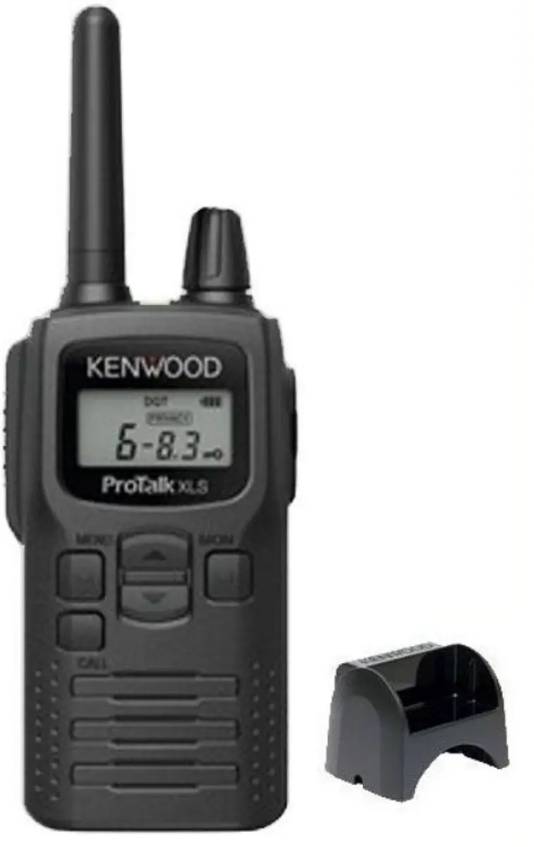 Kenwood PKT-300 & TK-3501 Portofoonset - 3 Stuks - Zwart