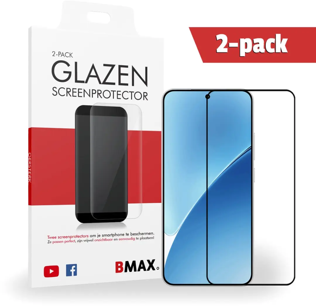 BMAX Xiaomi 15 Glas Screenprotector 2 Stuks
