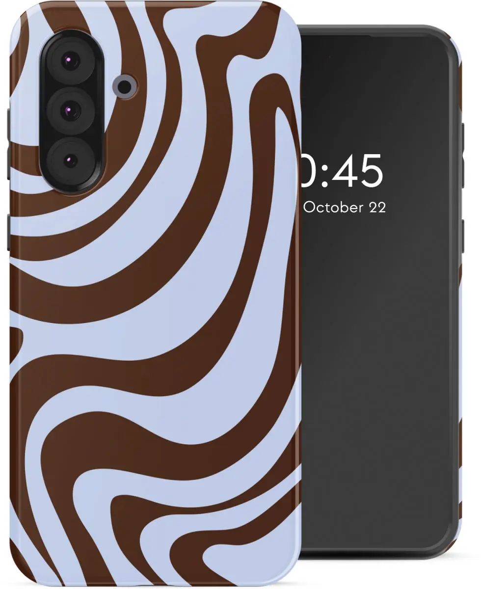 Selencia Hoesje Samsung Galaxy A36/A56 Dream Swirl Chocolate