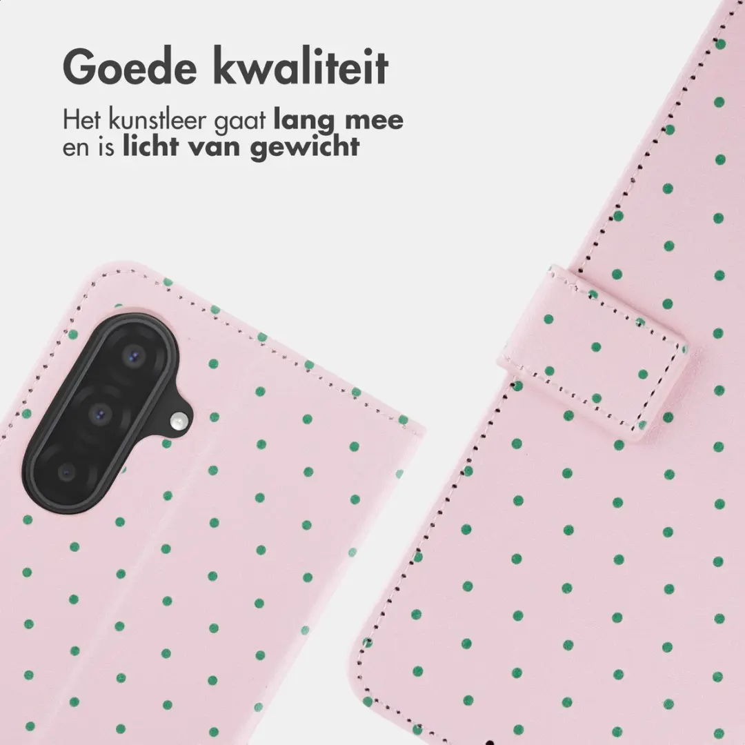 Imoshion Galaxy A57 Hoesje - Happy Dots - 3 Pasjes