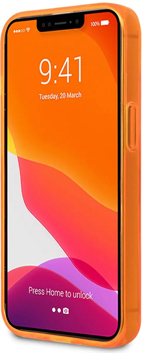 Karl Lagerfeld iPhone 13 Mini Hoesje - Poezen Oranje - afbeelding 4 van 6