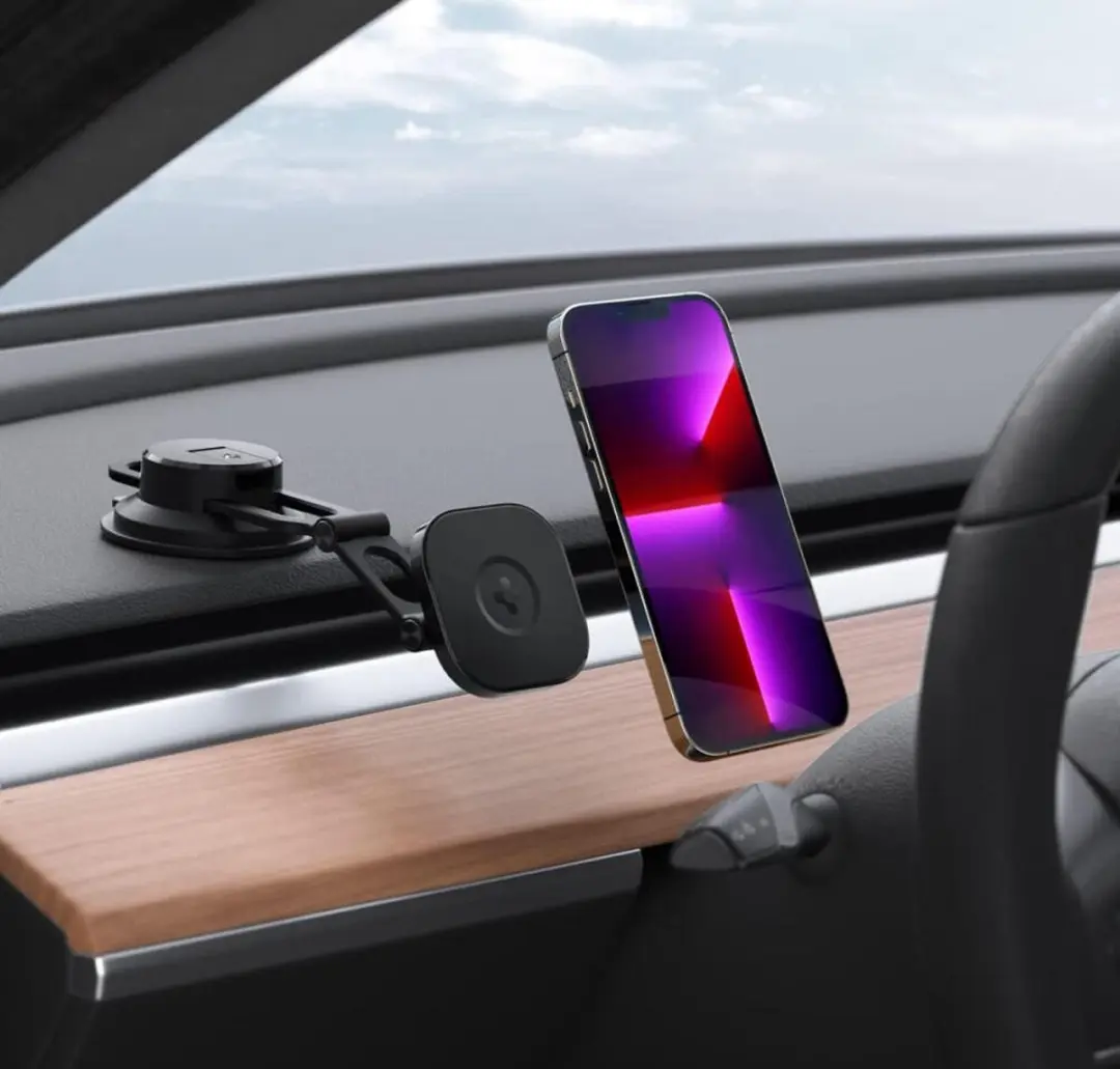 Spigen OneTap 3 ITS35-3 MagFit Telefoonhouder - Zwart - afbeelding 4 van 6