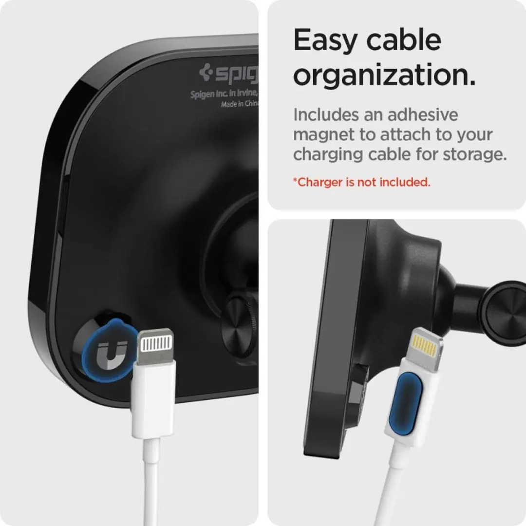 Spigen OneTap 3 ITS35-3 MagFit Telefoonhouder - Zwart - afbeelding 2 van 6