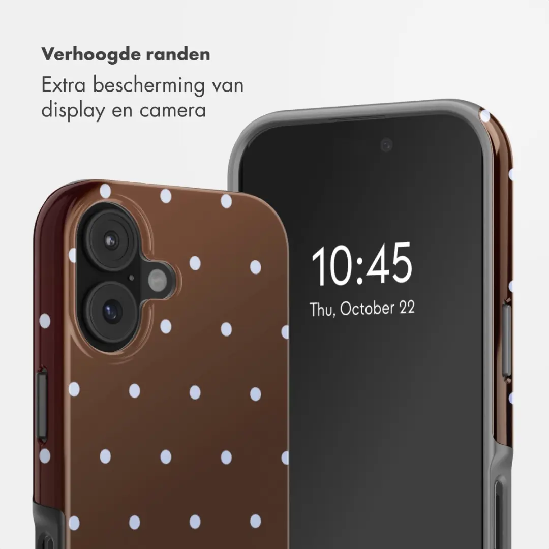 Selencia Hoesje iPhone 16 - MagSafe - Bruin