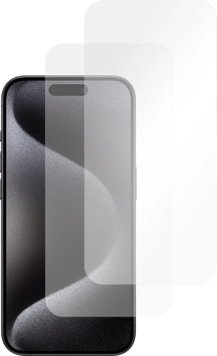 Just in Case iPhone 15 Pro Screenprotector - 2 Stuks
