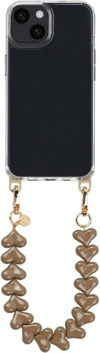 Selencia Mocha Brown Hoesje iPhone 13