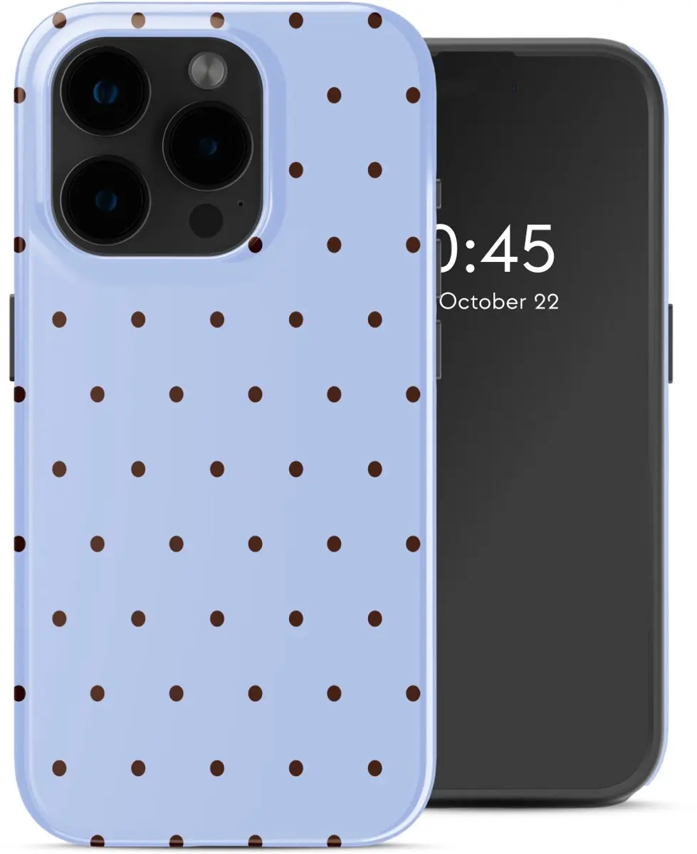 Selencia Hoesje iPhone 15 Pro Lichtblauw