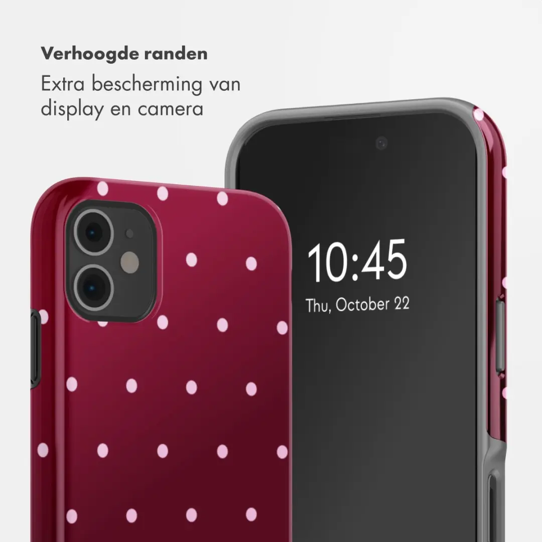 Selencia Hoesje iPhone 11 - Donkerrood