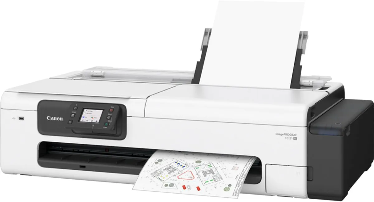 Canon imagePROGRAF TC-21M TC-21M Grootformaat Printer - A1 - 4 Kleuren - Zwart/Wit