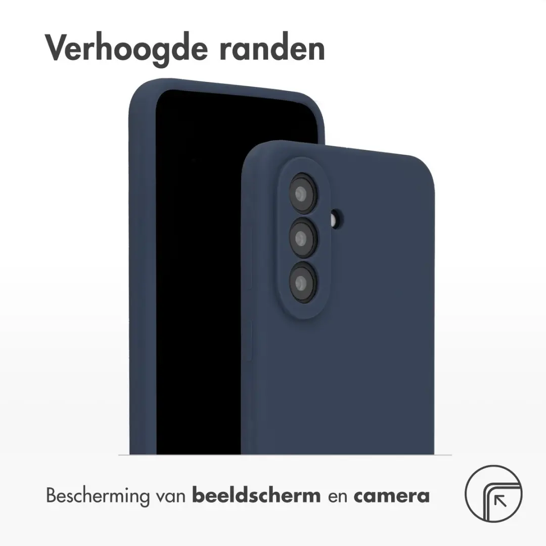 Accezz Hoesje Samsung Galaxy A57 Donkerblauw