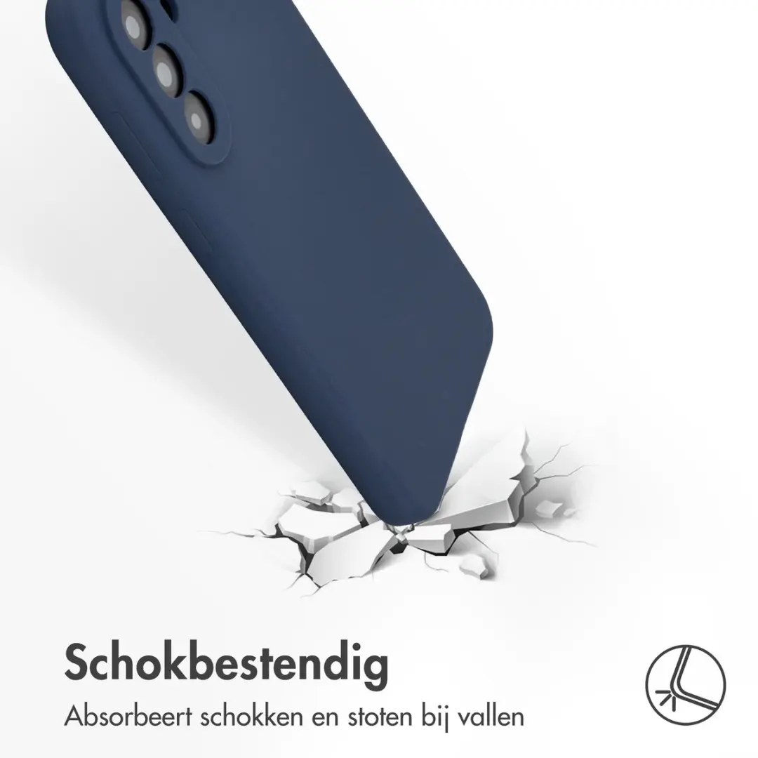 Accezz Hoesje Samsung Galaxy A57 Donkerblauw