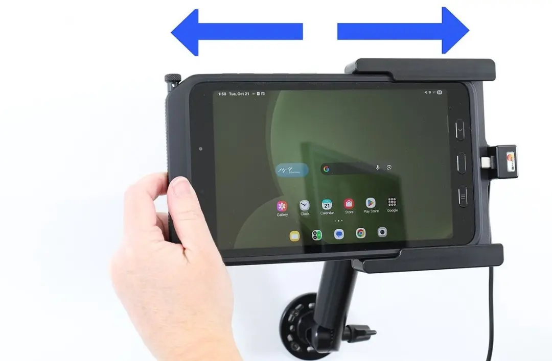 Brodit Slide-in Houder Lader Samsung Tab Active 5 - USB